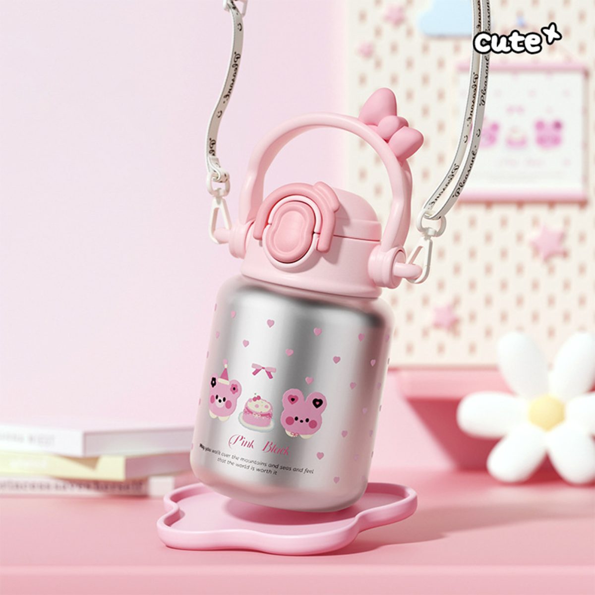 Cartoon insulated cup - Image 4