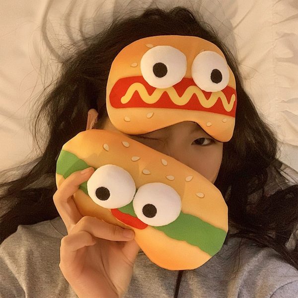 Hamburger eye mask