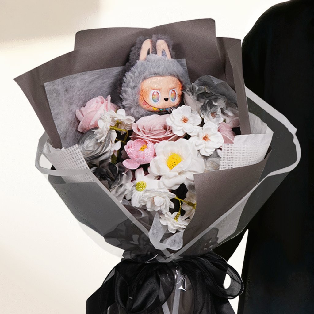 ID-Black Eternal Flower Bouquet $9,99